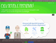 Tablet Screenshot of casasicurarisparmio.it